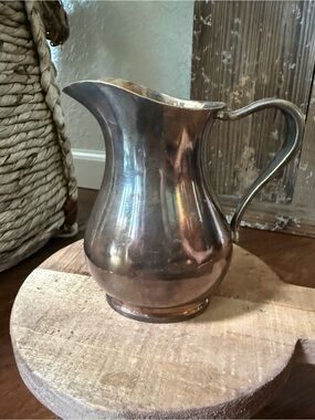 Vintage Reed And Barton  Silver Soldered 16oz. U.S.N Navy Creamer Pitcher 3600